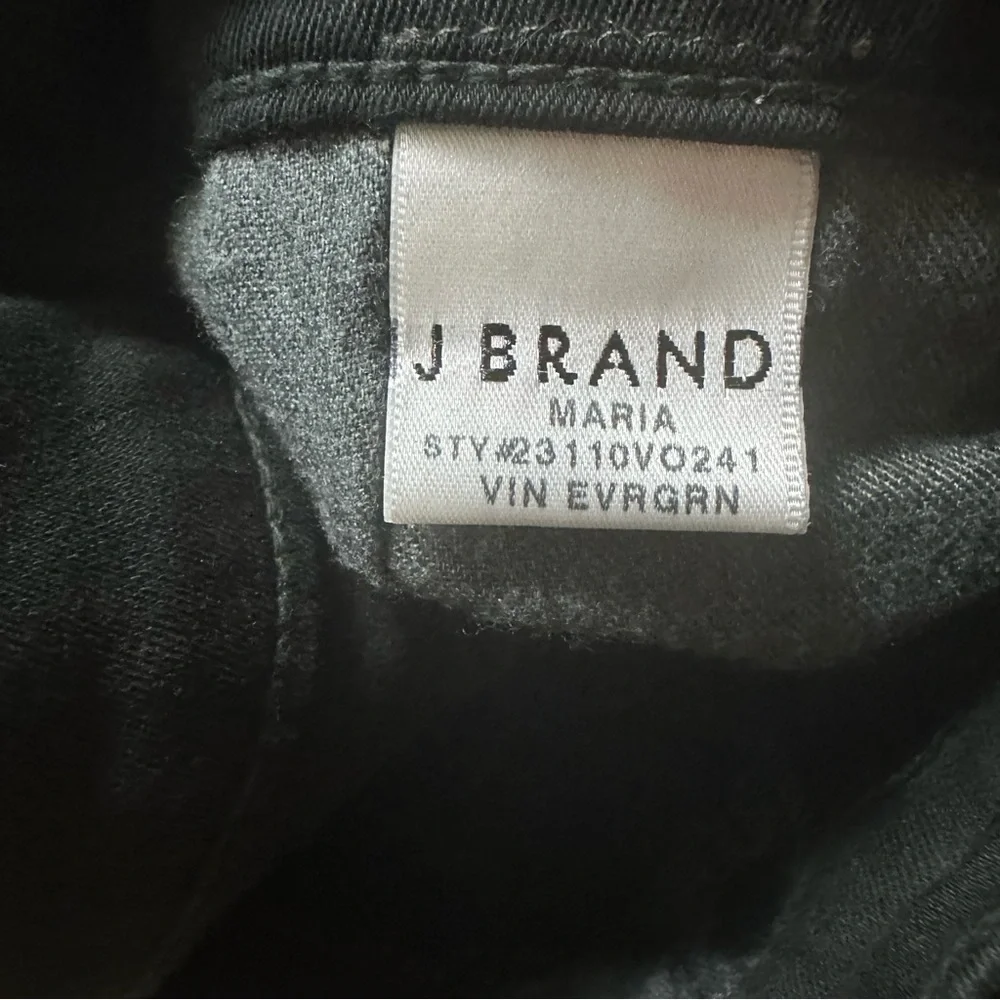 J BRAND JEANS MARIA HIGH-RISE SKINNY LEG STRETCH COTTON EVERGREEN NWT - SIZE 30 - Picture 9 of 9